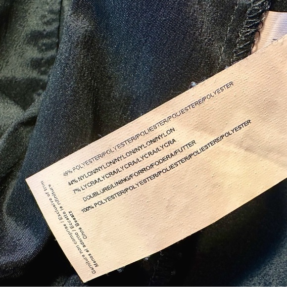 Joseph Ribkoff Black Button-Up Vintage Wired Stand-Up Ruffle Collar Jacket Sz 8 - Picture 11 of 15